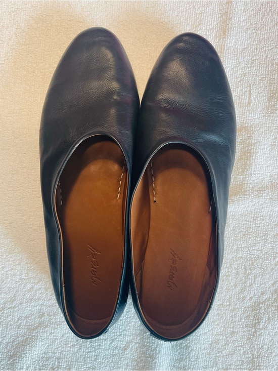 Marsell Shoes - Marsèll Coltellaccio Black Leather Ballet Flats